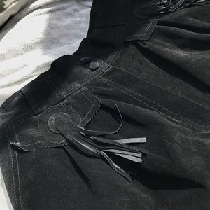 Vintage Genuine Suede Western Style Shorts